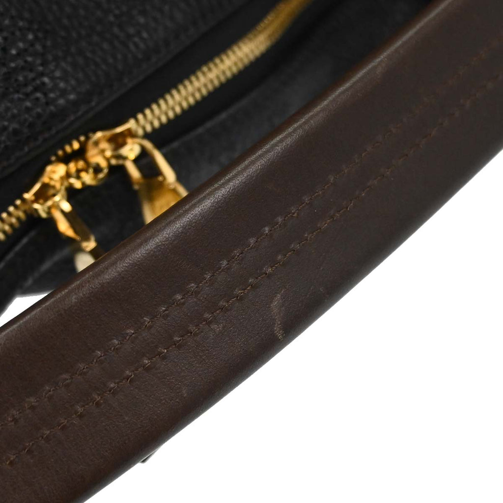 Louis Vuitton Black Mahina Selene MM 2way Shoulder Handbag M93987