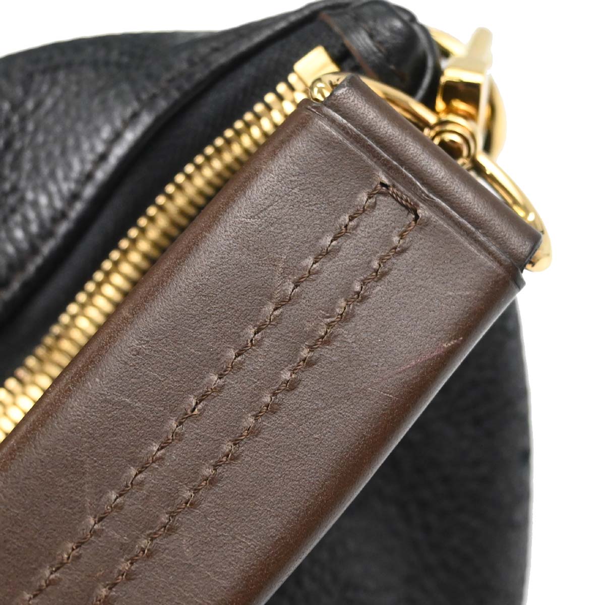 Louis Vuitton Black Mahina Selene MM 2way Shoulder Handbag M93987