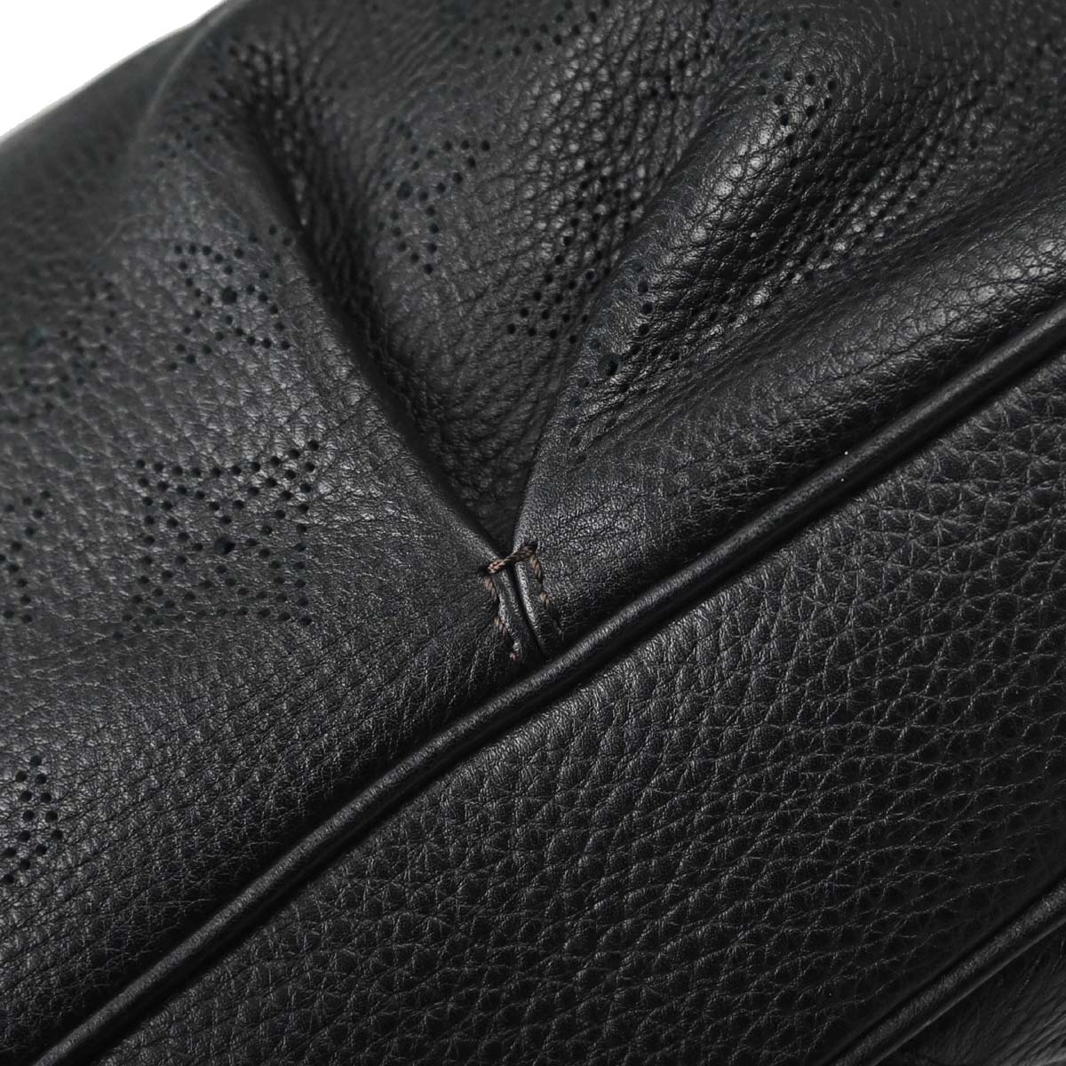 Louis Vuitton Black Mahina Selene MM 2way Shoulder Handbag M93987