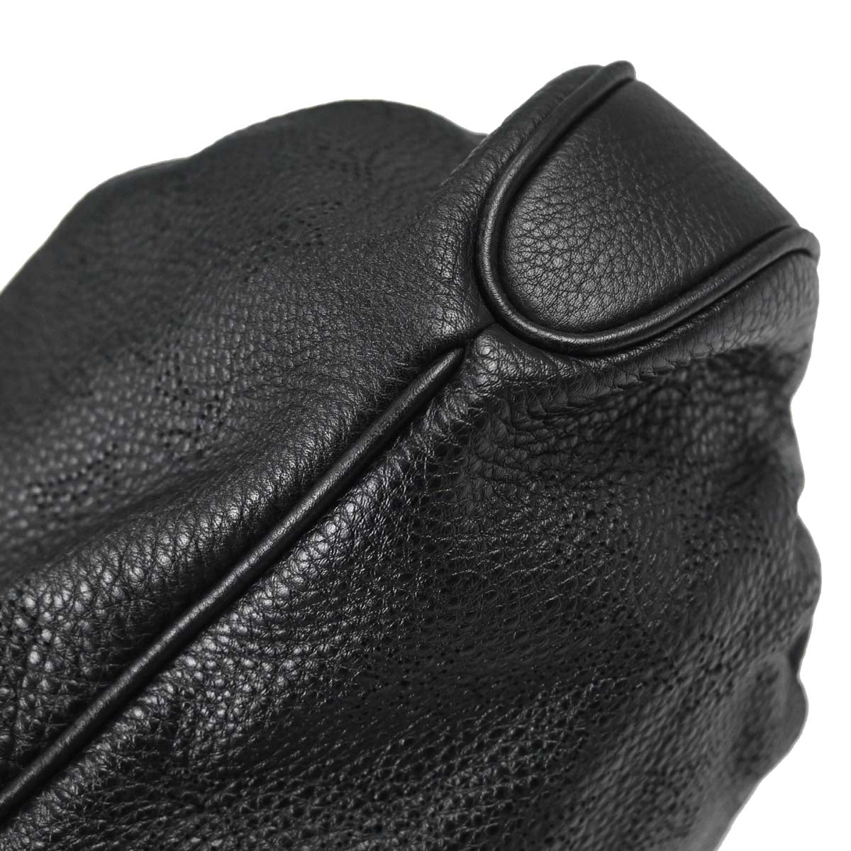 Louis Vuitton Black Mahina Selene MM 2way Shoulder Handbag M93987