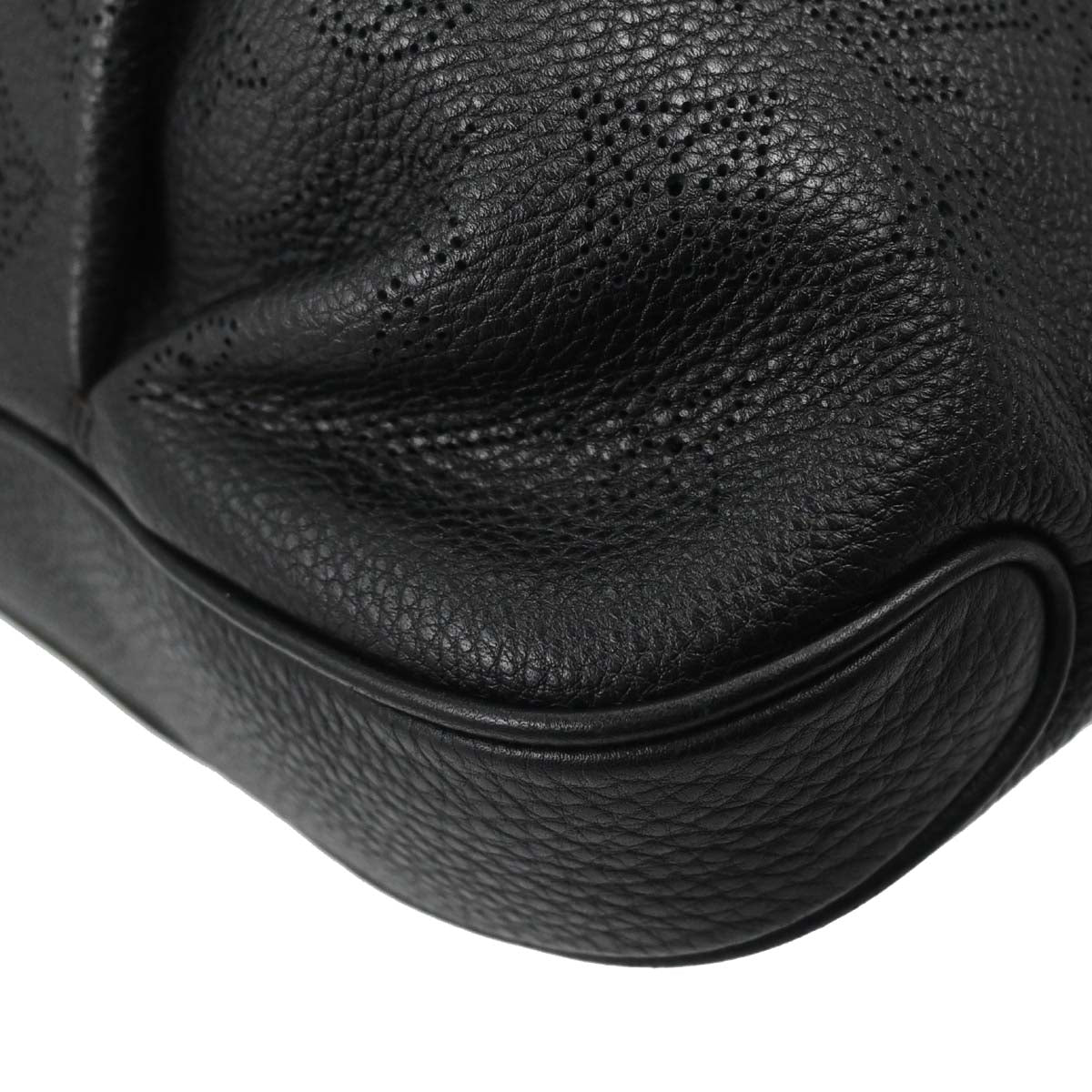 Louis Vuitton Black Mahina Selene MM 2way Shoulder Handbag M93987