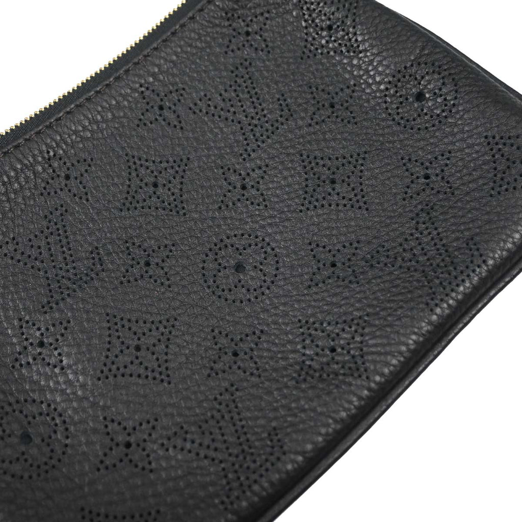 Louis Vuitton Black Mahina Selene MM 2way Shoulder Handbag M93987