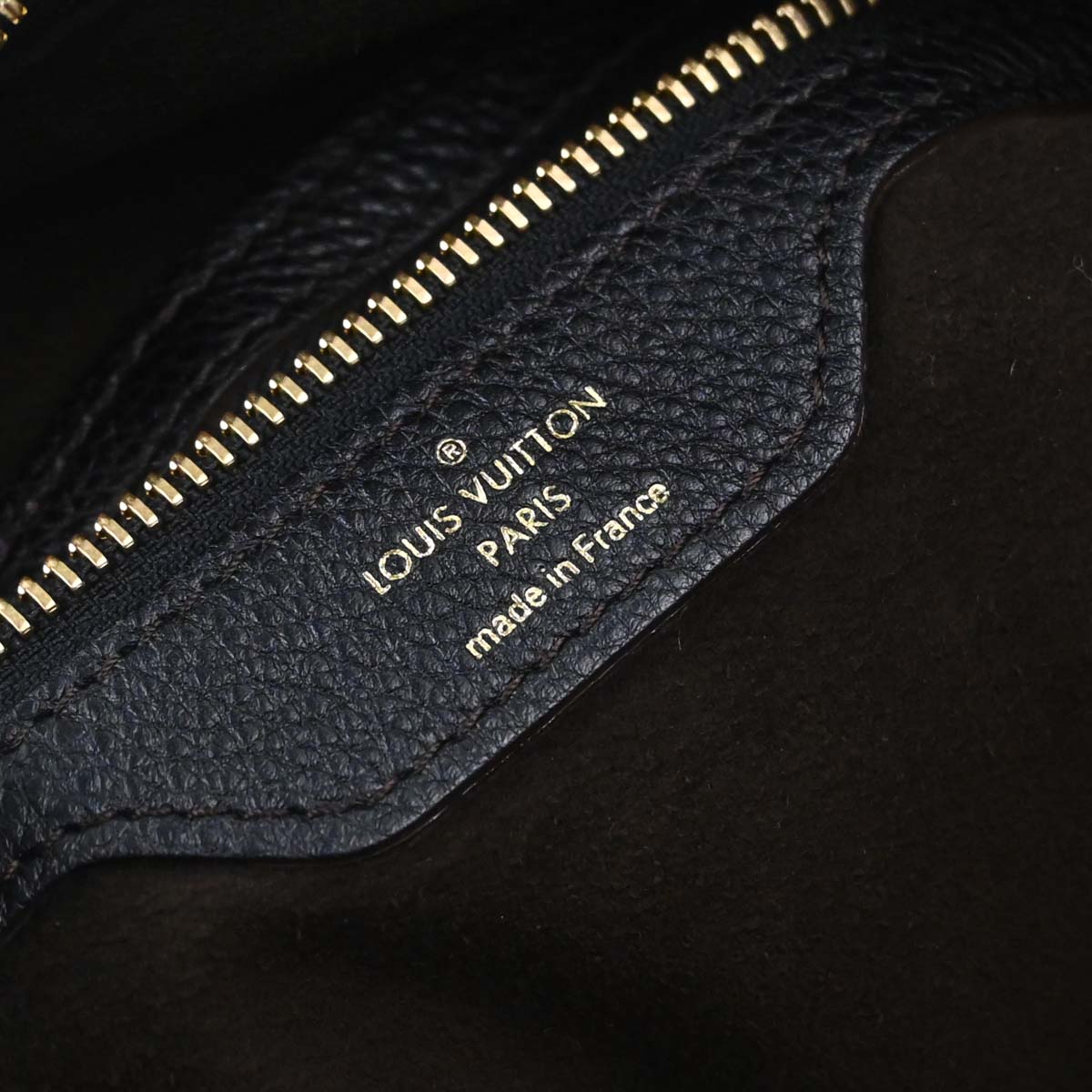 Louis Vuitton Black Mahina Selene MM 2way Shoulder Handbag M93987