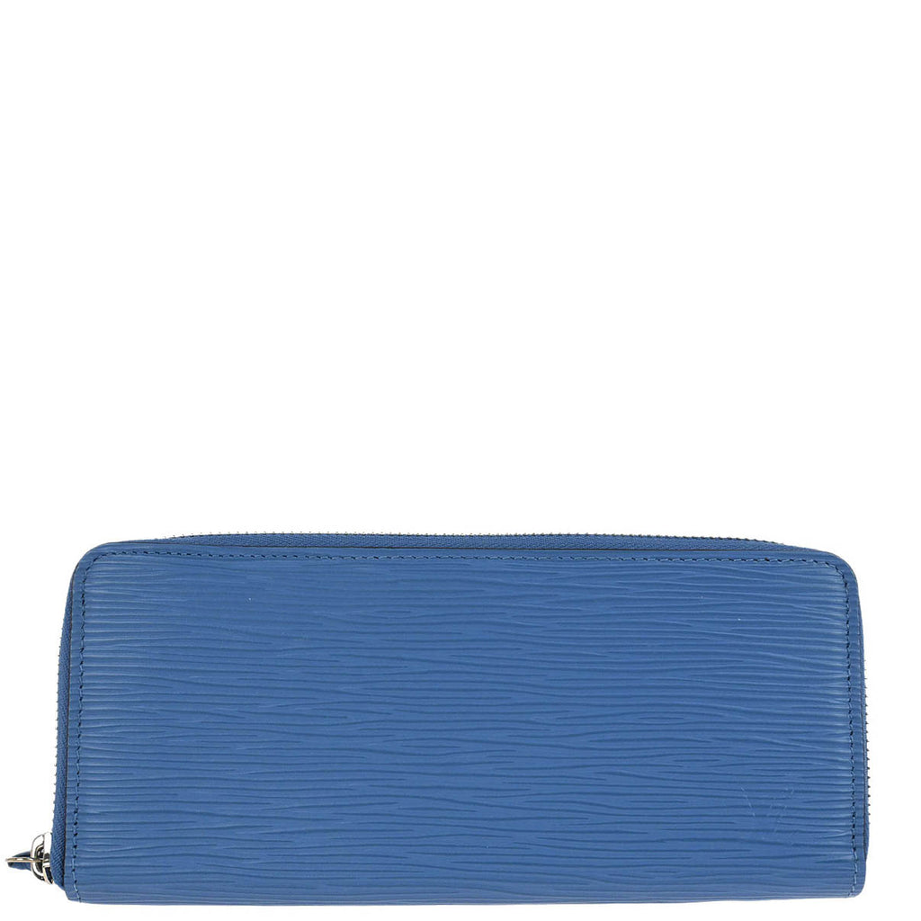 Louis Vuitton Blue Jean Epi Portefeuille Clemence Wallet M67408