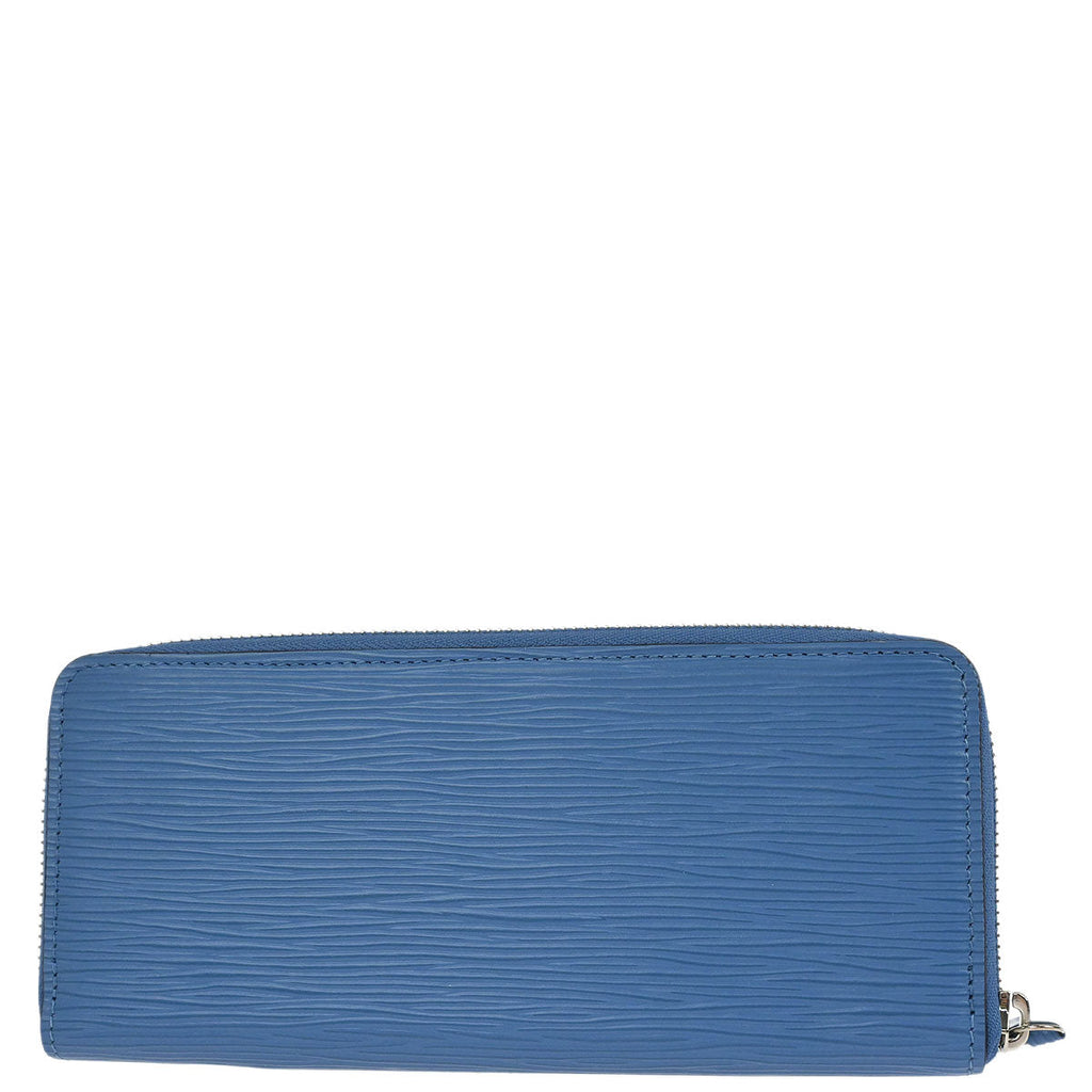 Louis Vuitton Blue Jean Epi Portefeuille Clemence Wallet M67408