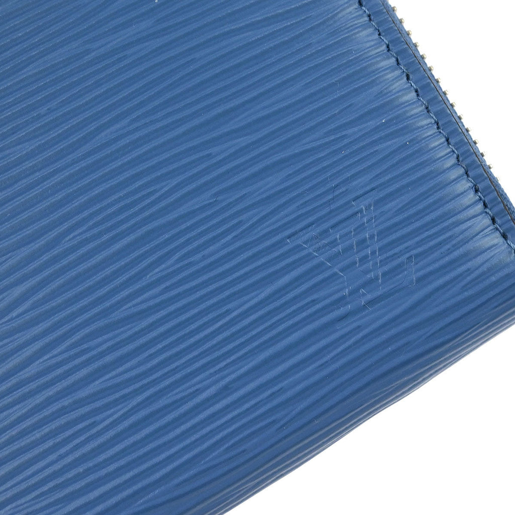 Louis Vuitton Blue Jean Epi Portefeuille Clemence Wallet M67408