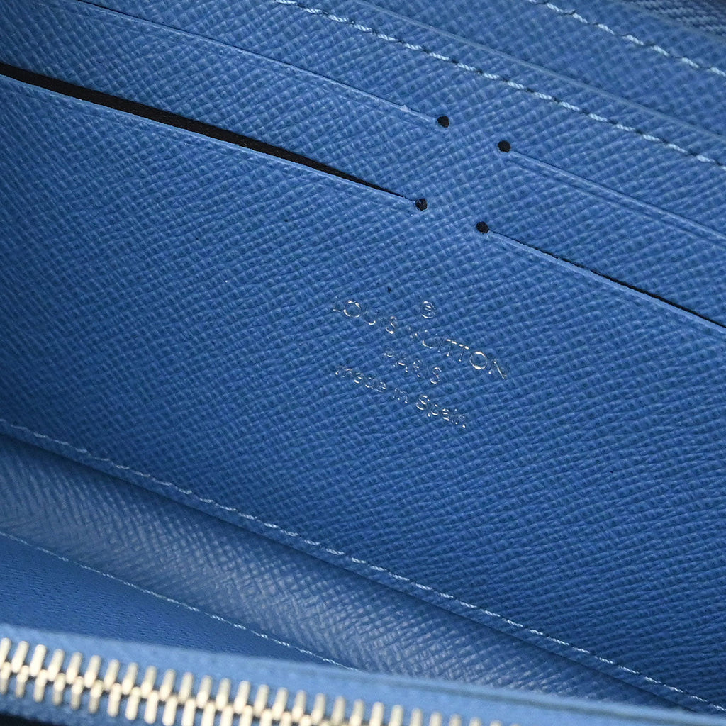 Louis Vuitton Blue Jean Epi Portefeuille Clemence Wallet M67408