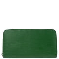 Louis Vuitton Green Epi Zippy Wallet M60303