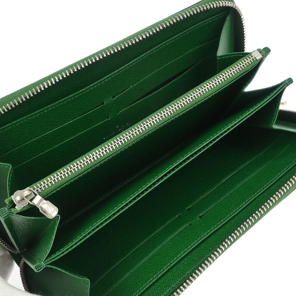 Louis Vuitton Green Epi Zippy Wallet M60303