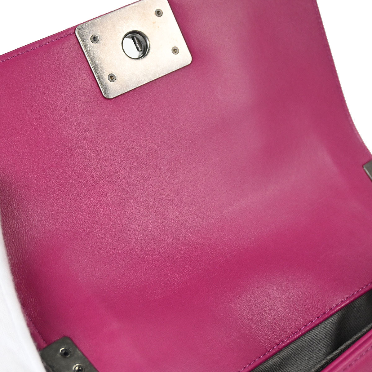 Boy Chanel 2012-2013 Pink Velvet Small Chain Shoulder Bag