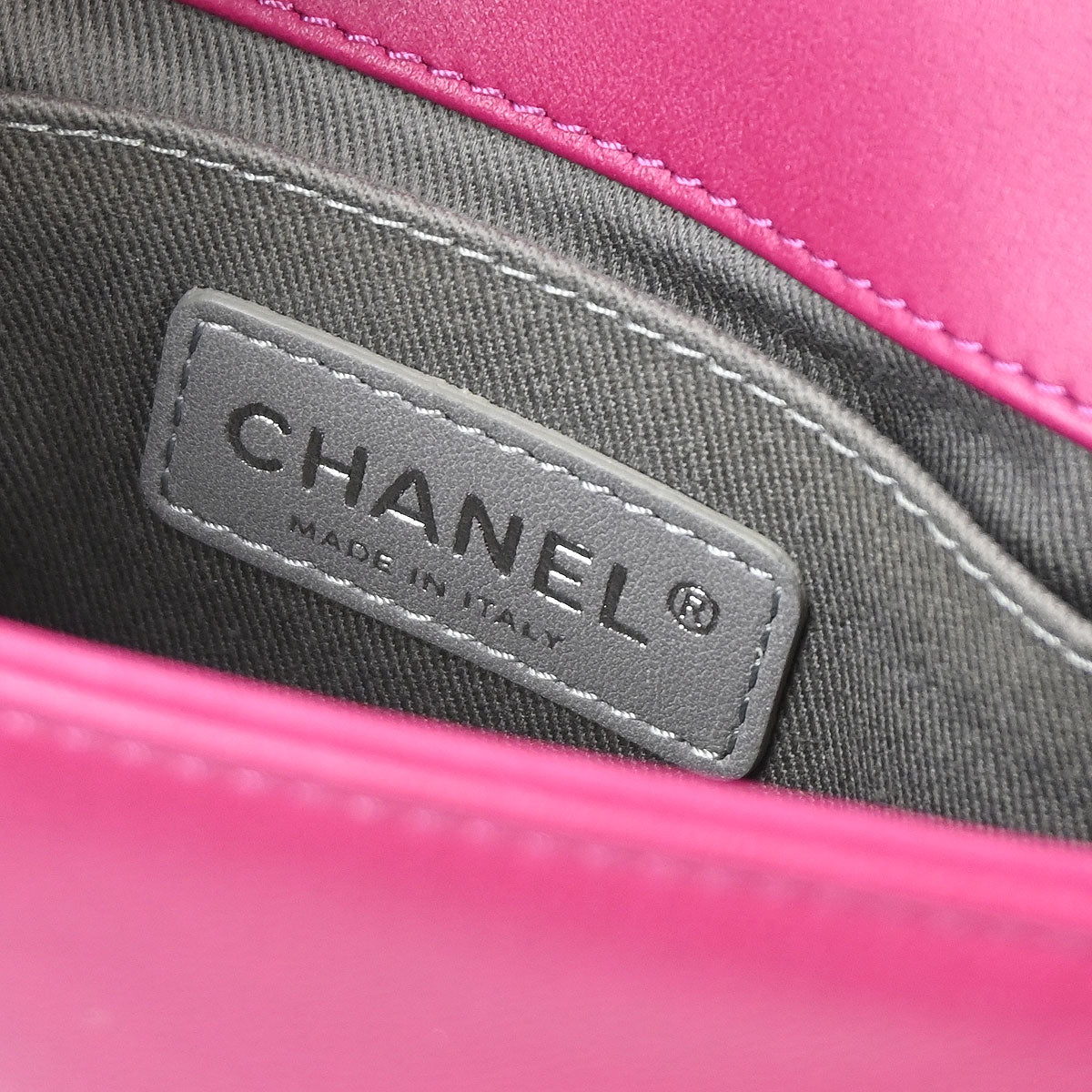 Boy Chanel 2012-2013 Pink Velvet Small Chain Shoulder Bag