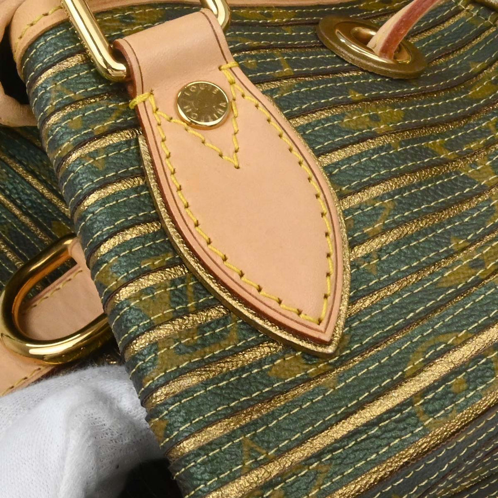 Louis Vuitton 2010 Green Monogram Eden Neo 2way Shoulder Handbag M40356