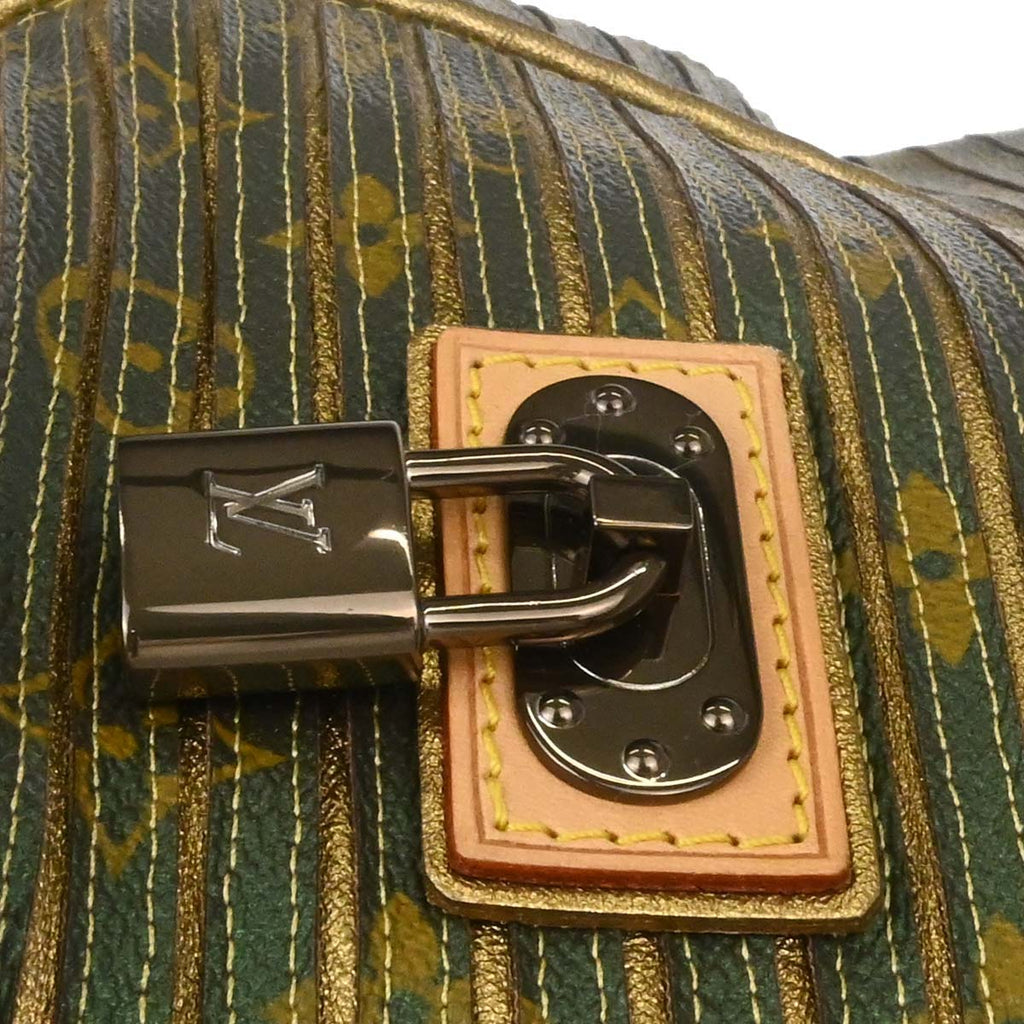 Louis Vuitton 2010 Green Monogram Eden Neo 2way Shoulder Handbag M40356
