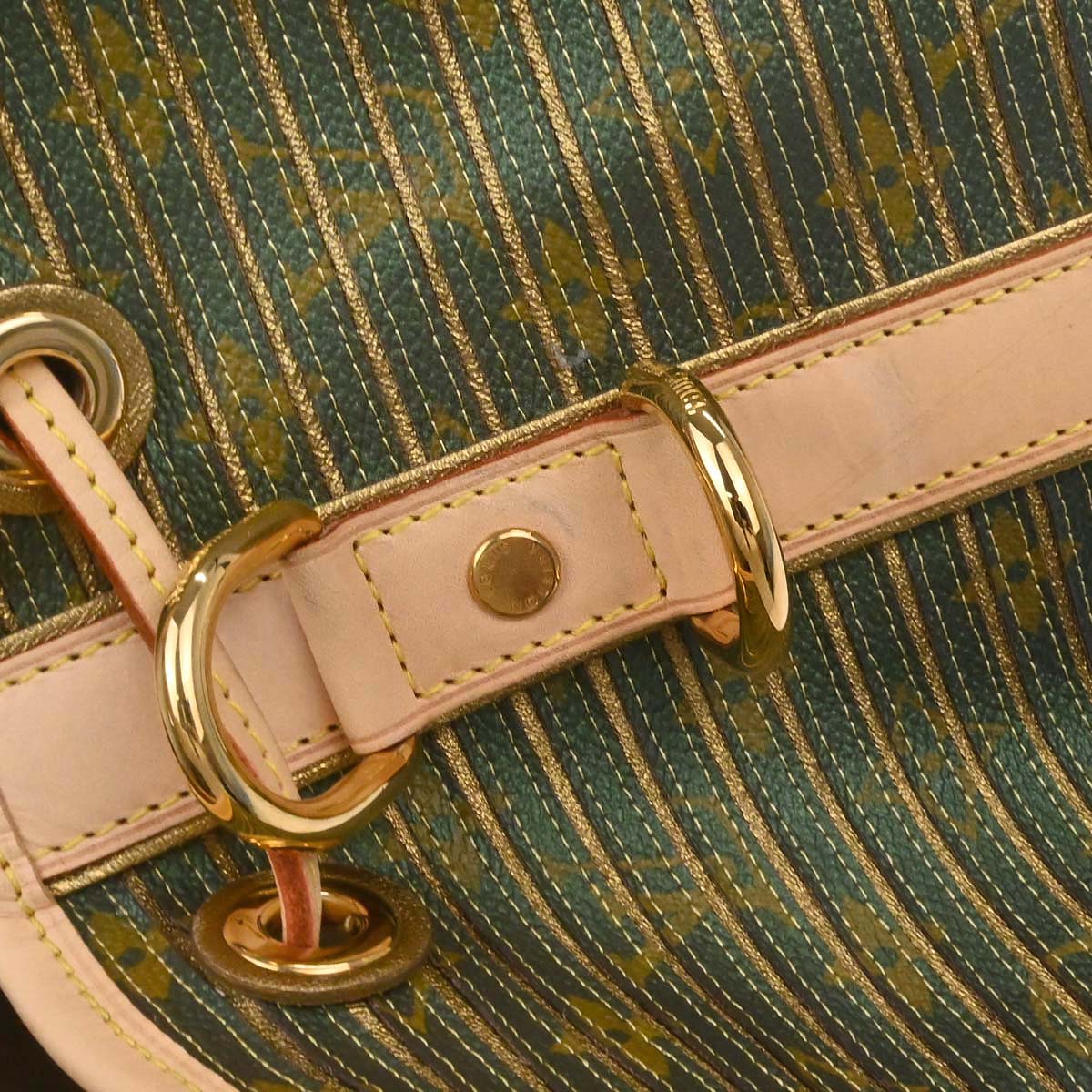 Louis Vuitton 2010 Green Monogram Eden Neo 2way Shoulder Handbag M40356