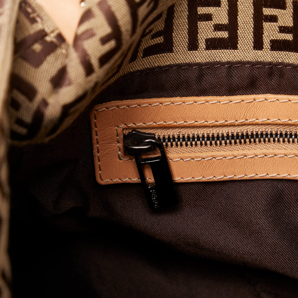 FENDI Zucchino Mamma Forever Shoulder Bag