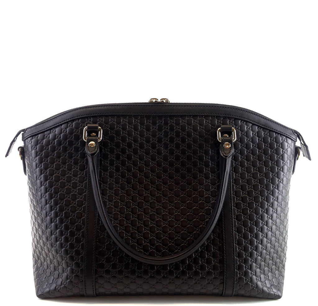 Dome Microguccissima Leather Satchel Bag