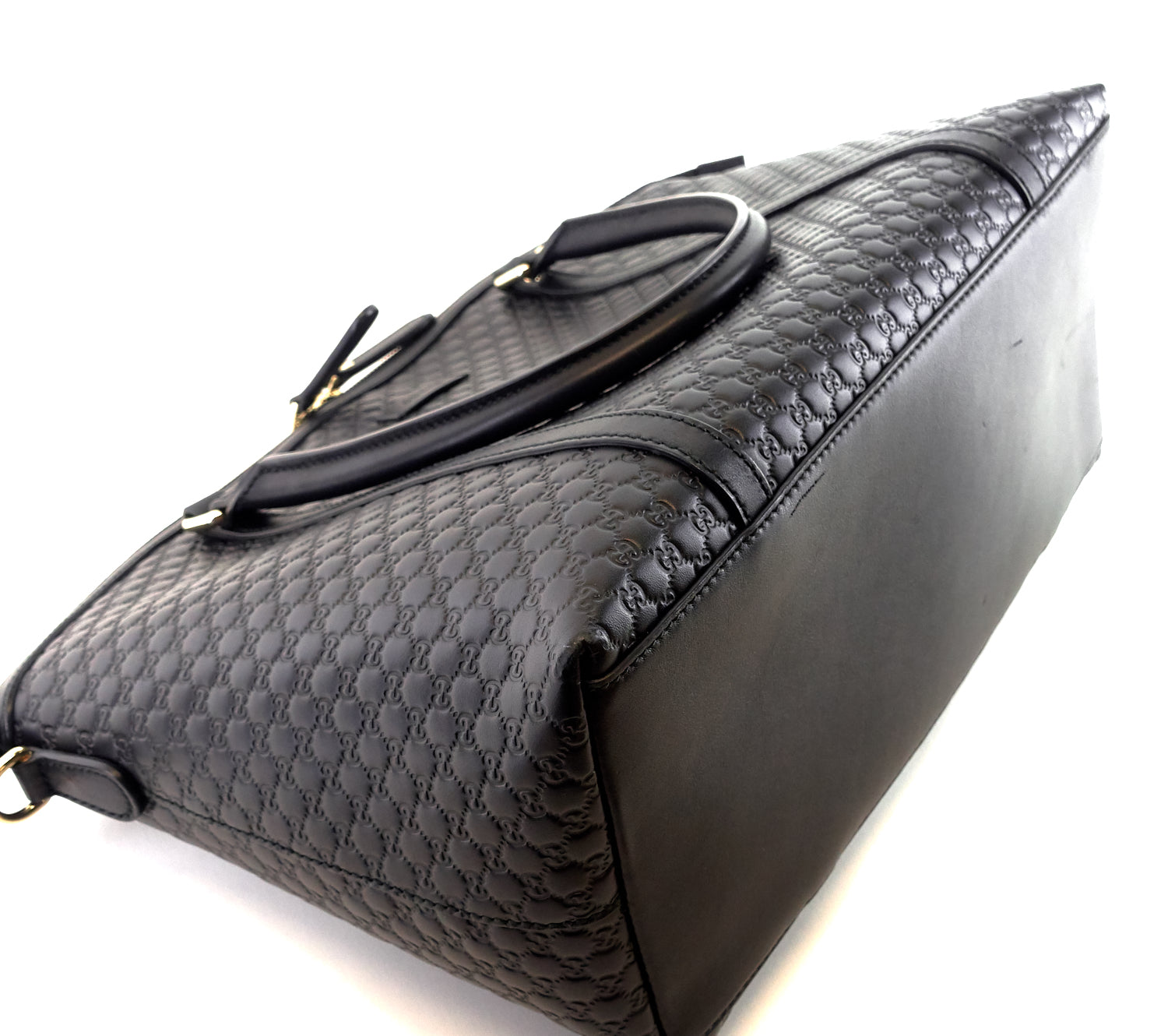 Dome Microguccissima Leather Satchel Bag