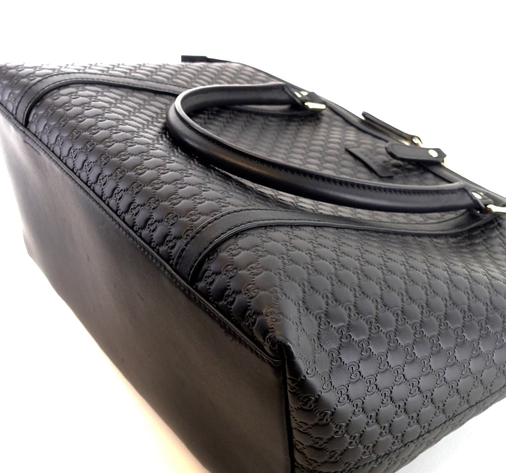 Dome Microguccissima Leather Satchel Bag