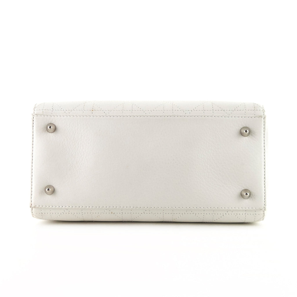 Lady Dior Medium Lambskin Handbag with Strap
