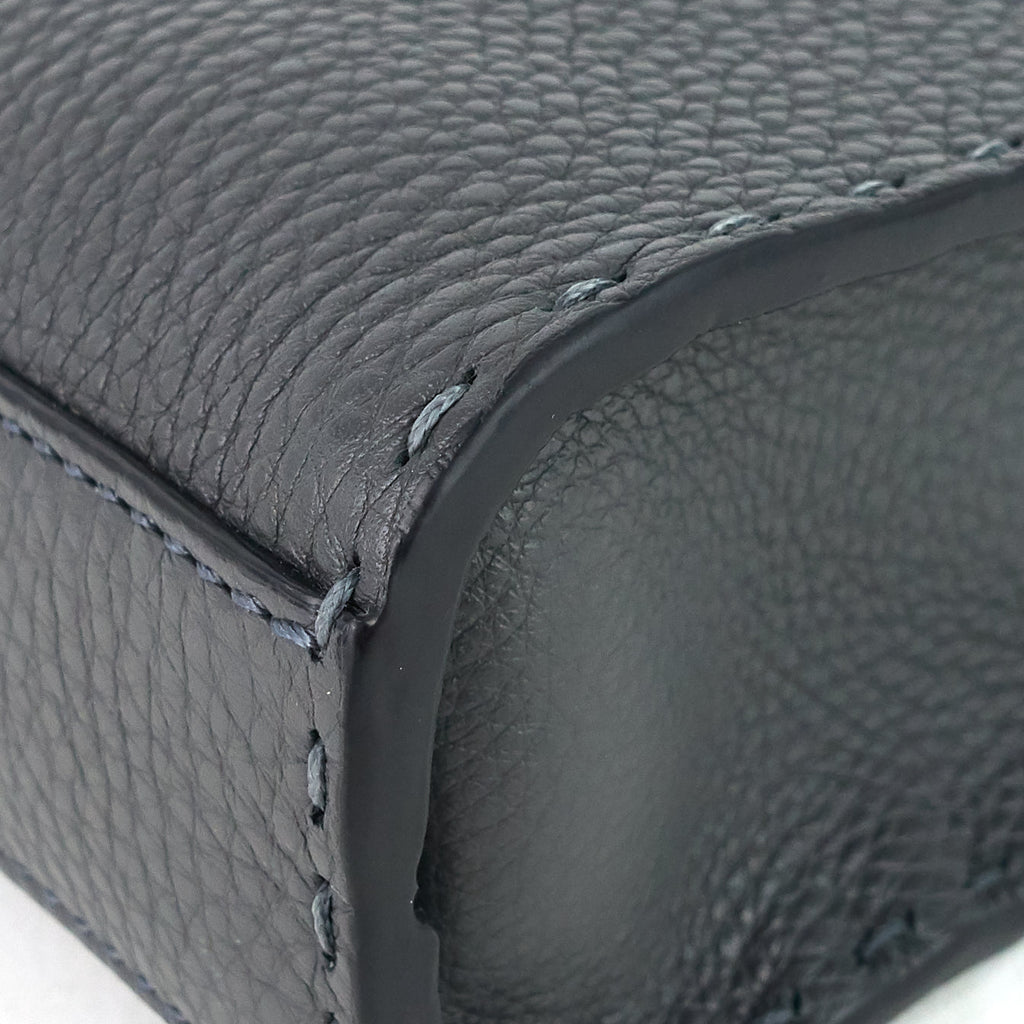 FENDI Peekaboo Fit Mini Selleria Leather Patch Bag