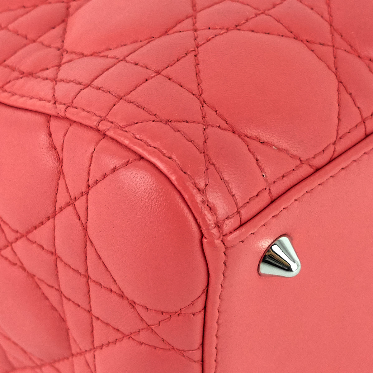 Lady Dior Medium Lambskin Handbag