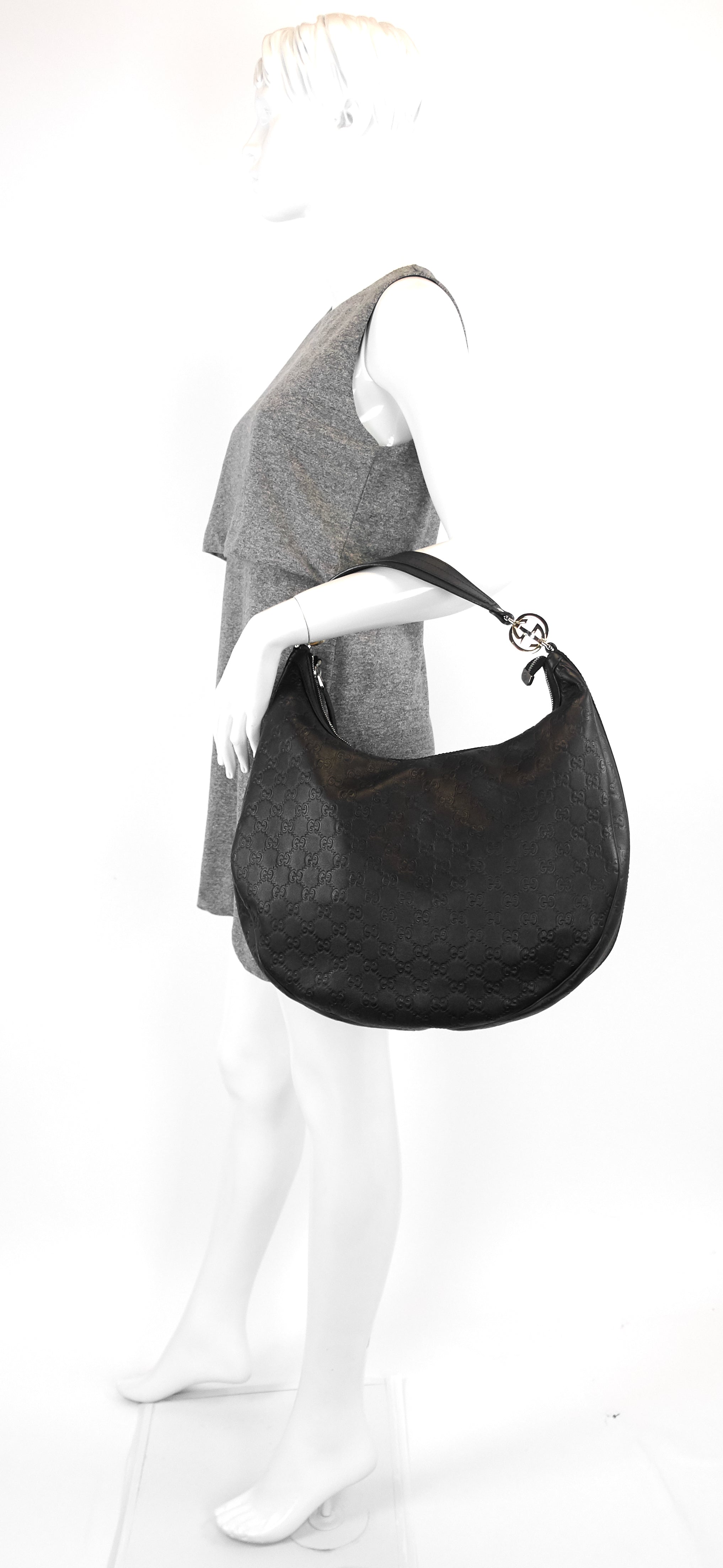 GG Twins Guccissima Leather Hobo Bag