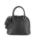 Dome Mini Microguccissima Leather Bag