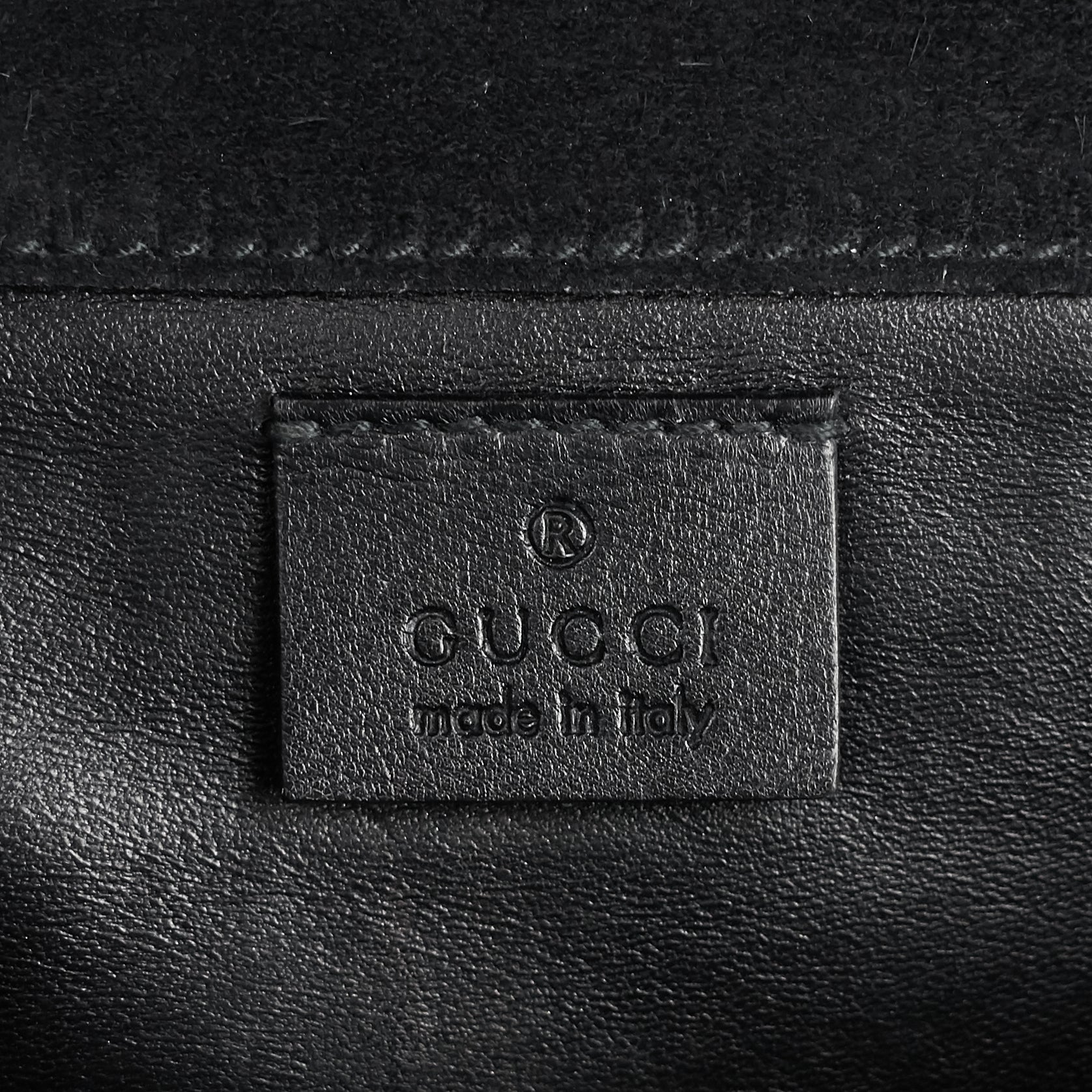 Micro-Guccissima Patent Leather Broadway Clutch Bag