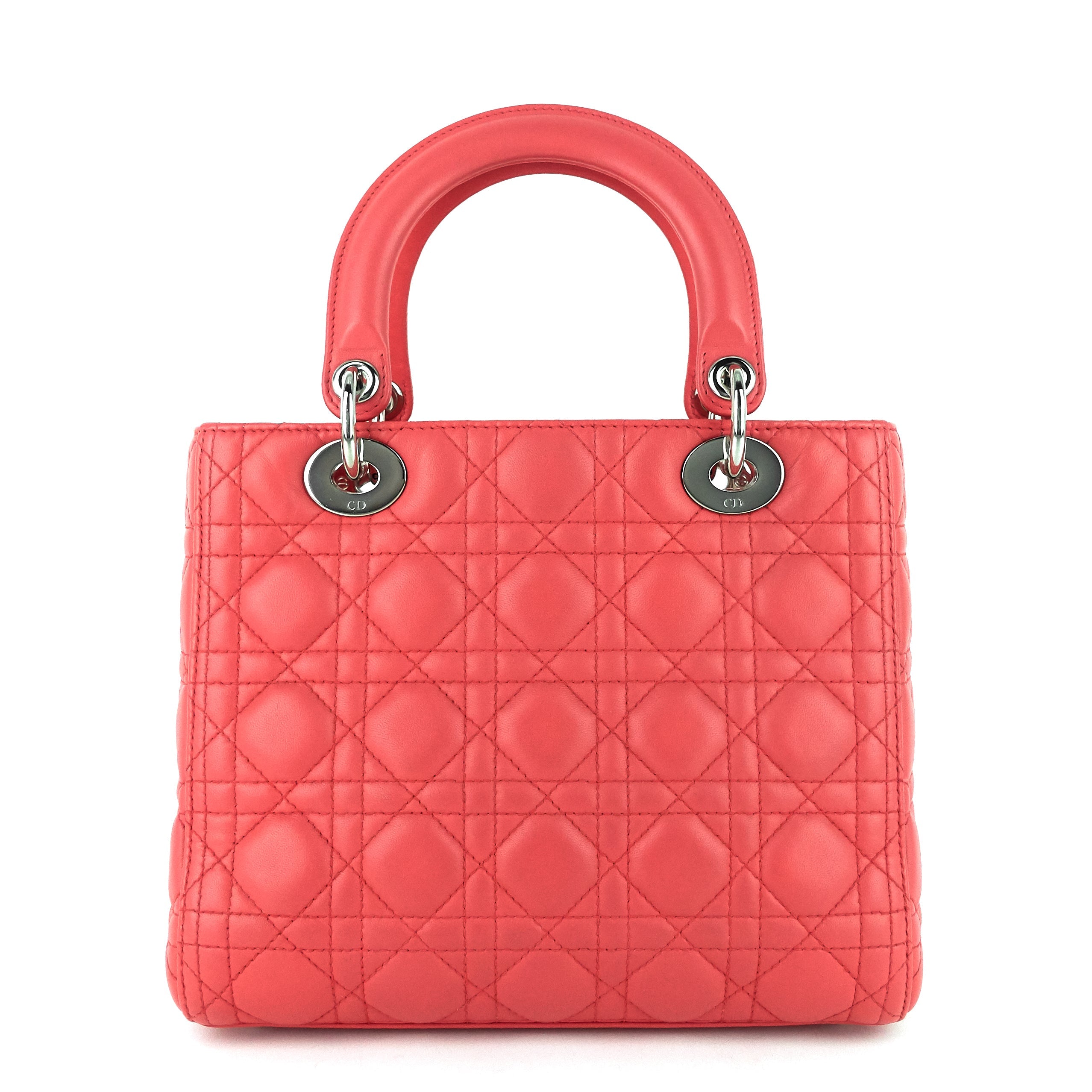 Lady Dior Medium Lambskin Handbag