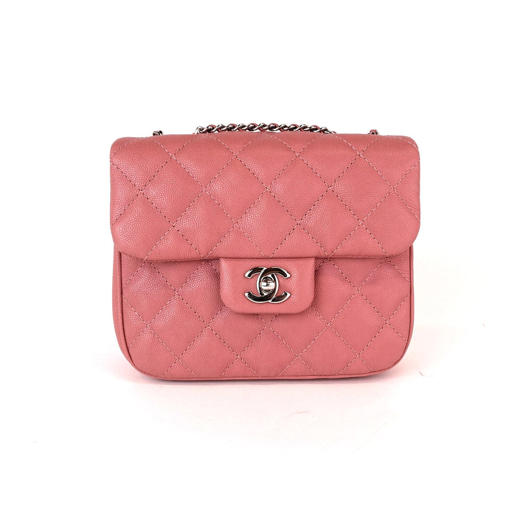 Chanel Quilted Caviar Leather Flap Crossbody Bag