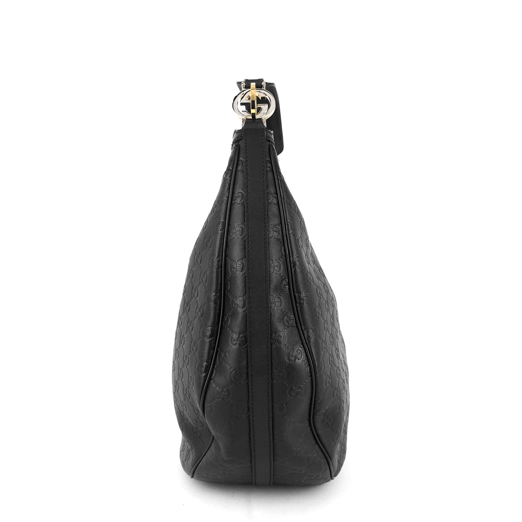 GG Twins Guccissima Leather Hobo Bag
