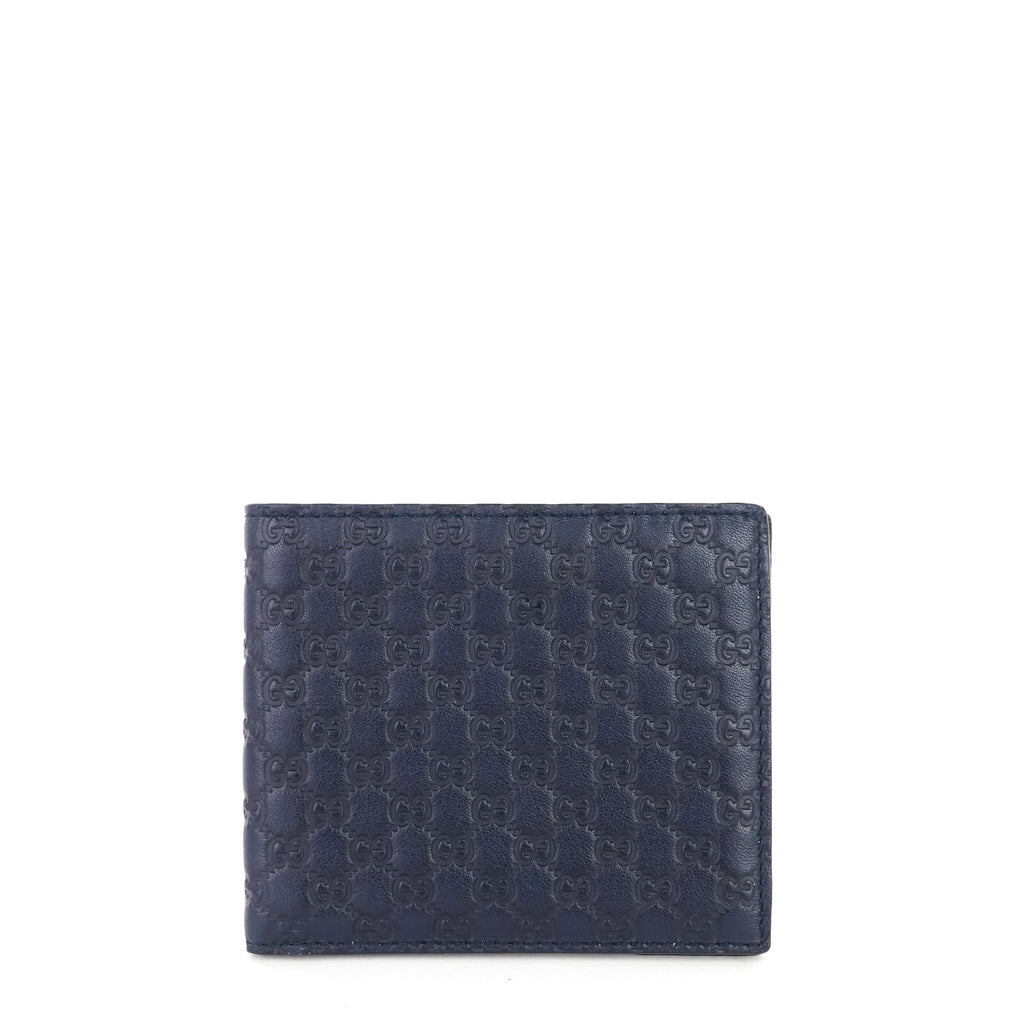 Microguccissima Leather Bifold Wallet