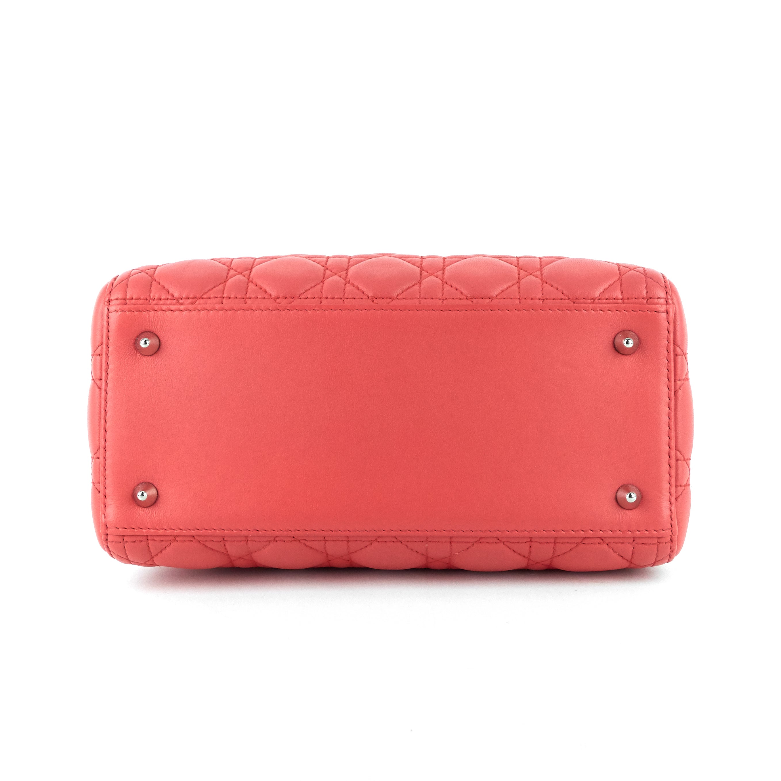 Lady Dior Medium Lambskin Handbag