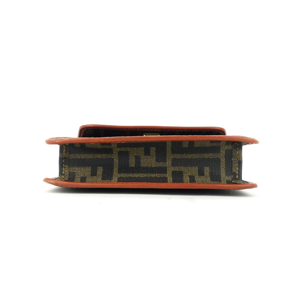 FENDI Zucca Canvas Crossbody Bag