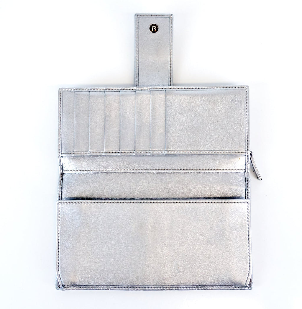 Guccissima Leather Continental D-Ring Wallet