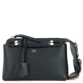 Fendi By The Way Calf Leather Mini Crystal Heart Bag