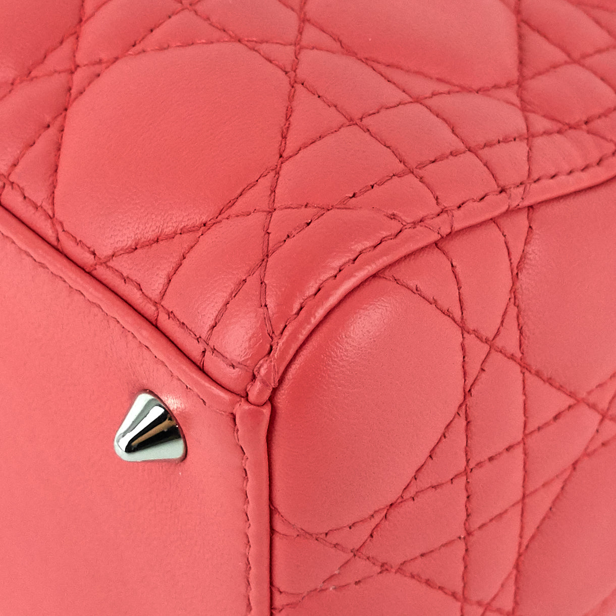 Lady Dior Medium Lambskin Handbag