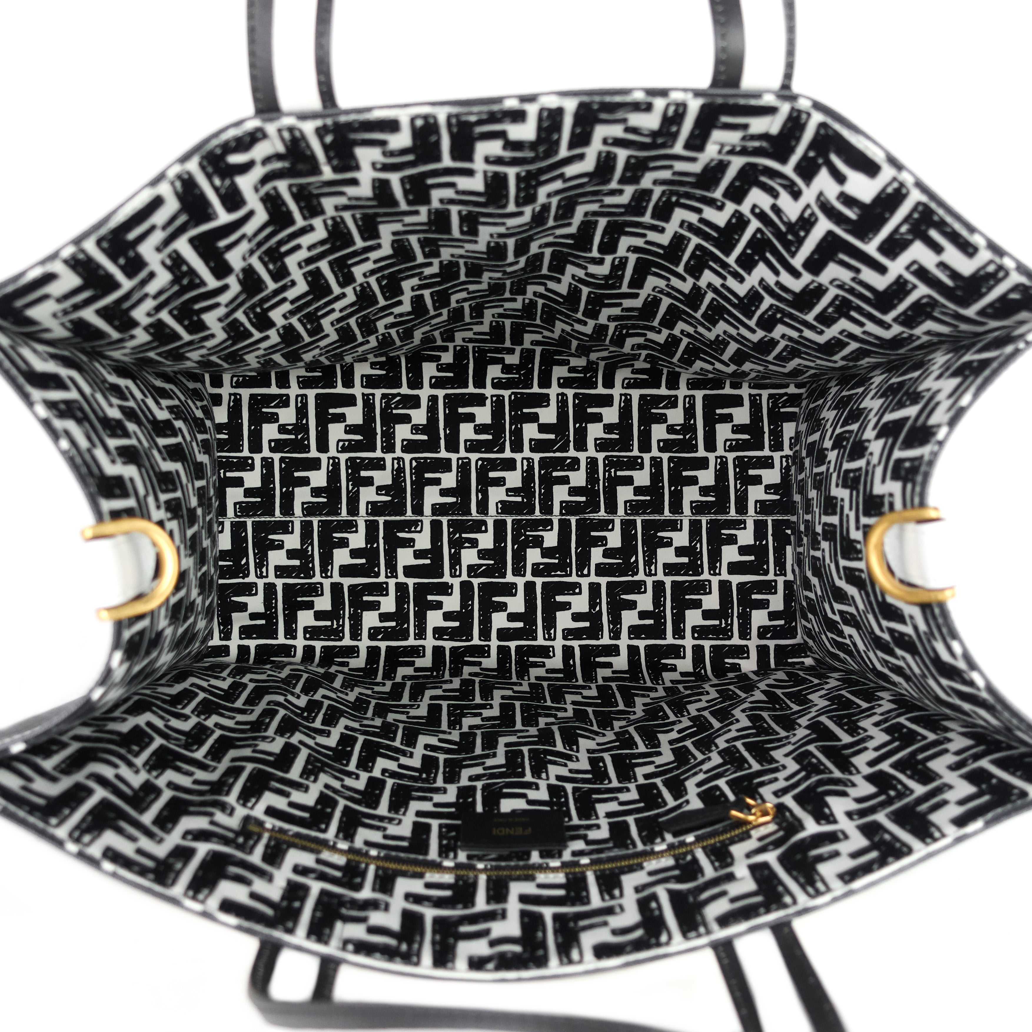 FENDI Joshua Vides Coated Canvas Tote Bag