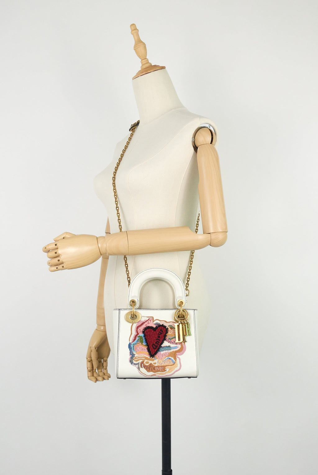 Lady Dior DiorAmour Mini Embroidered Bag