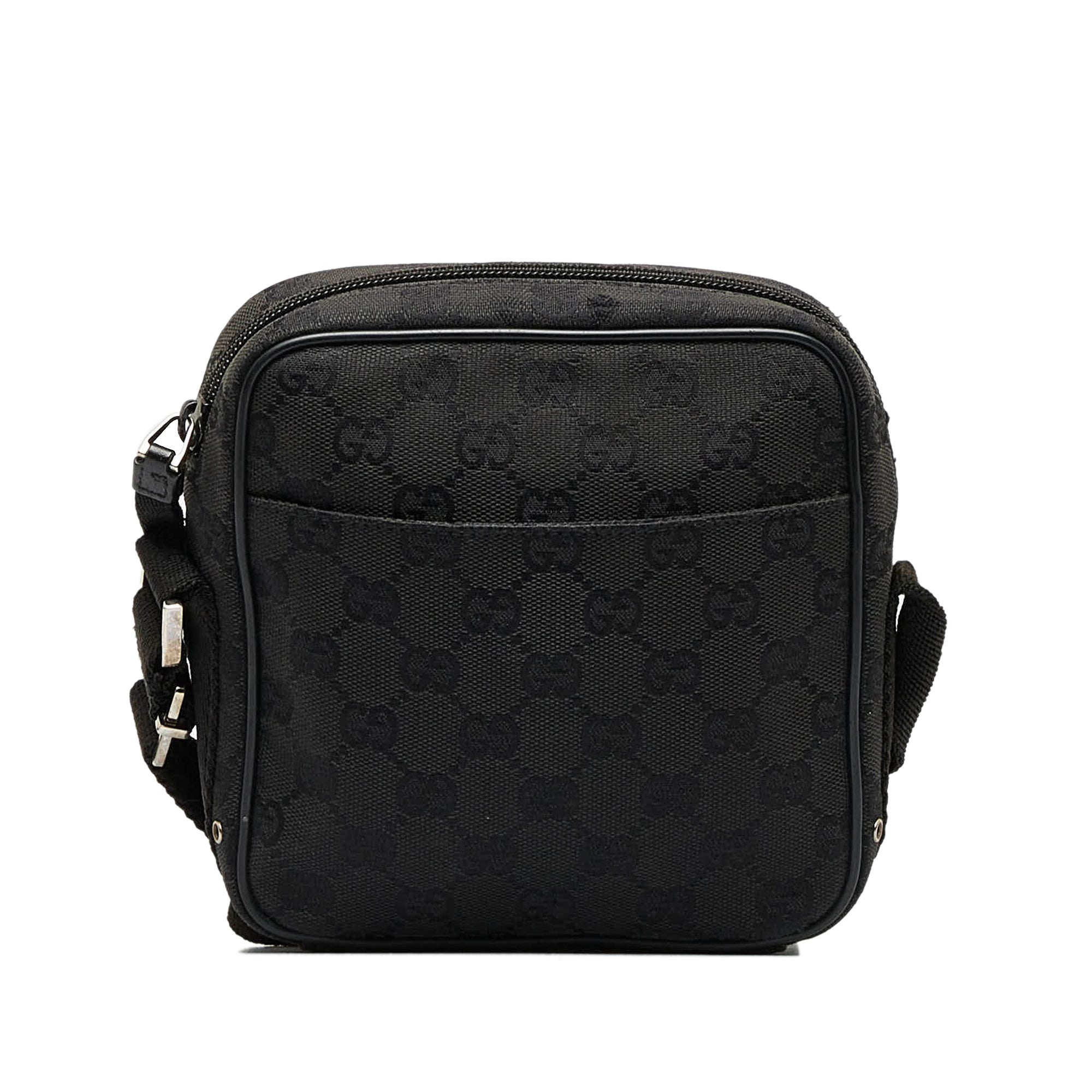 GUCCI GG Canvas Jackie Crossbody Bag