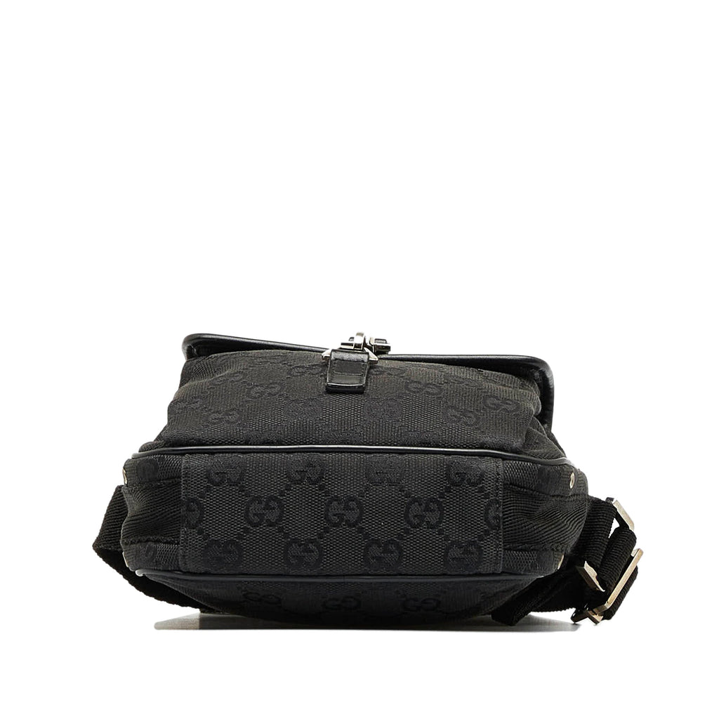GUCCI GG Canvas Jackie Crossbody Bag