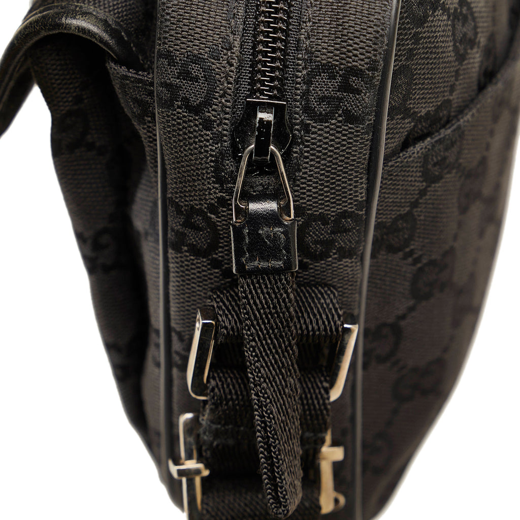 GUCCI GG Canvas Jackie Crossbody Bag