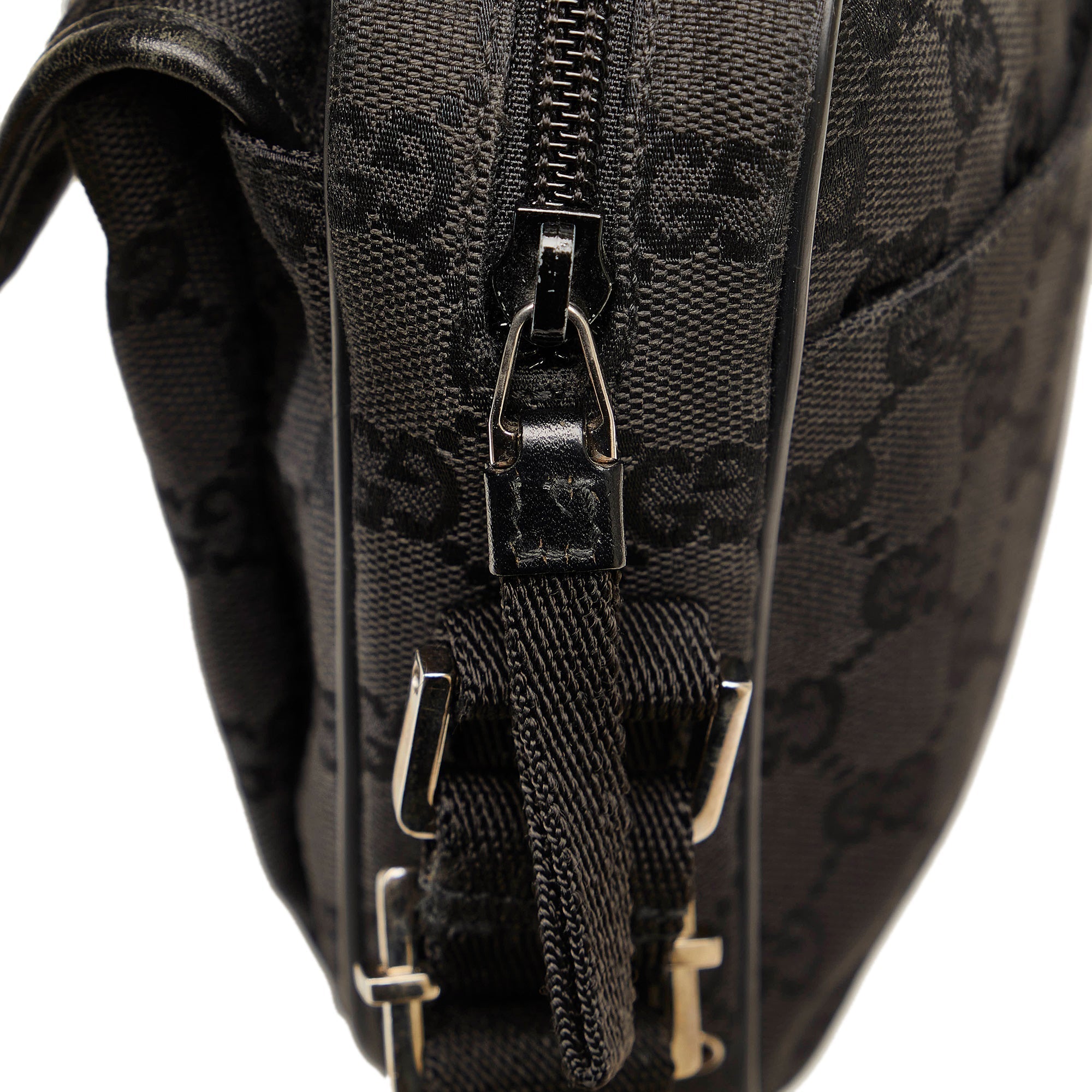 GUCCI GG Canvas Jackie Crossbody Bag