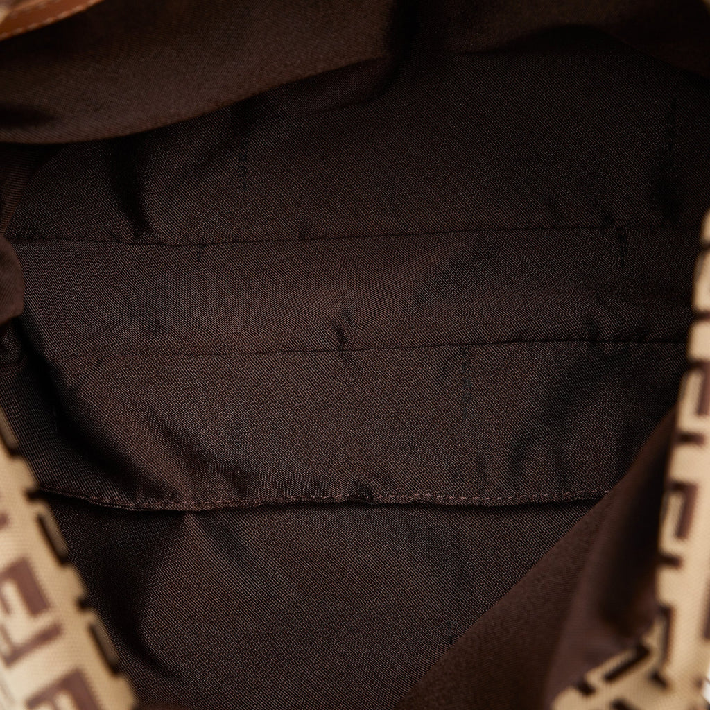 FENDI Zucchino Double Flap Tote Tote Bag