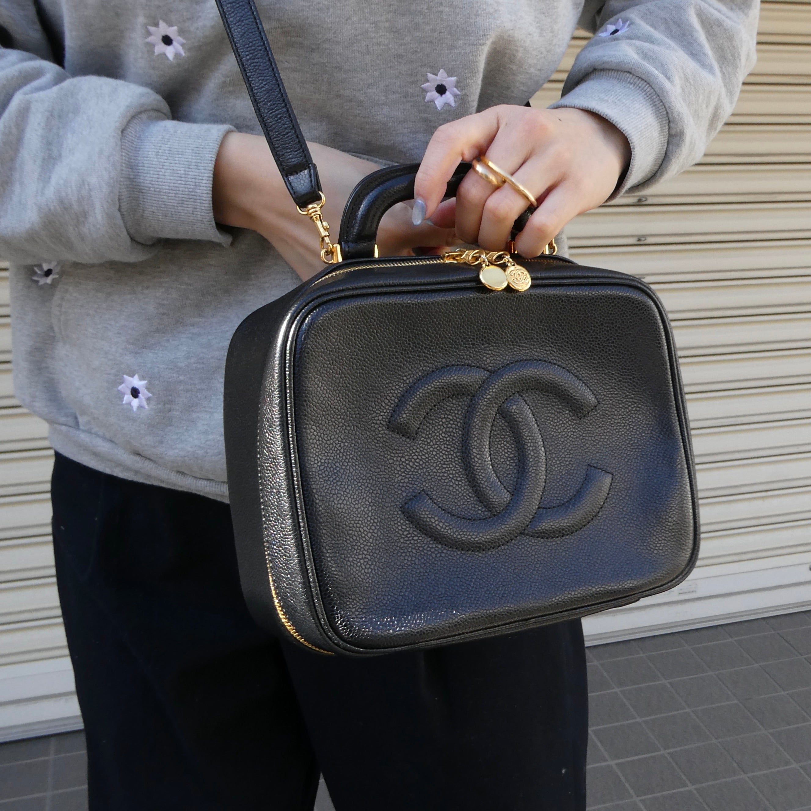 CHANEL 1997-1999 Timeless Lunch Box Vanity Medium
