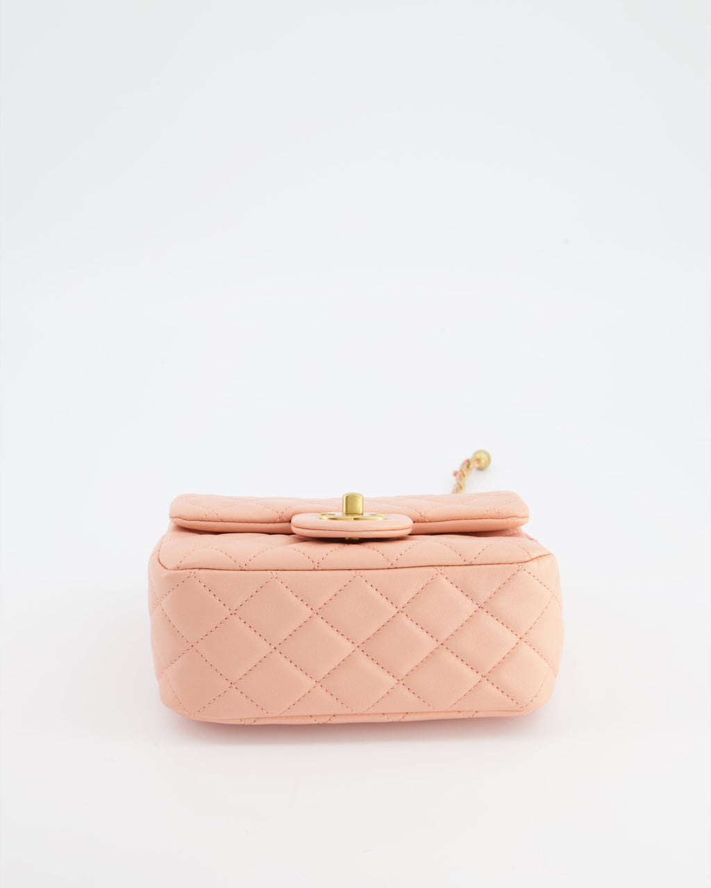 Chanel Pearl Crush Mini Square Flap Bag with Brushed Gold Hardware