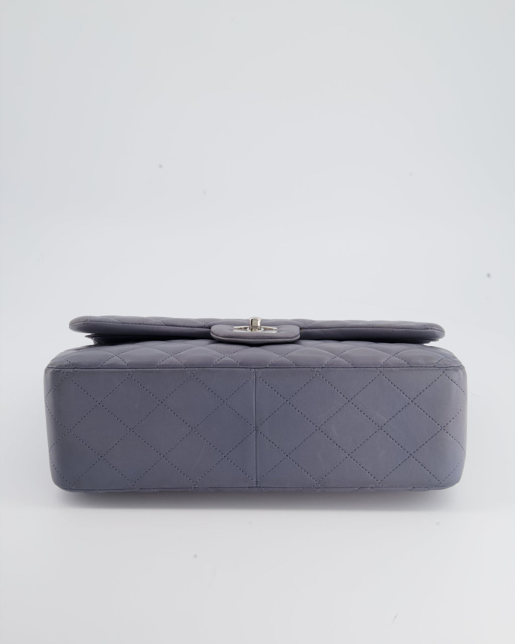 Chanel Lavender Jumbo Double Flap Bag in Lambskin Leather with Silver Hardware
