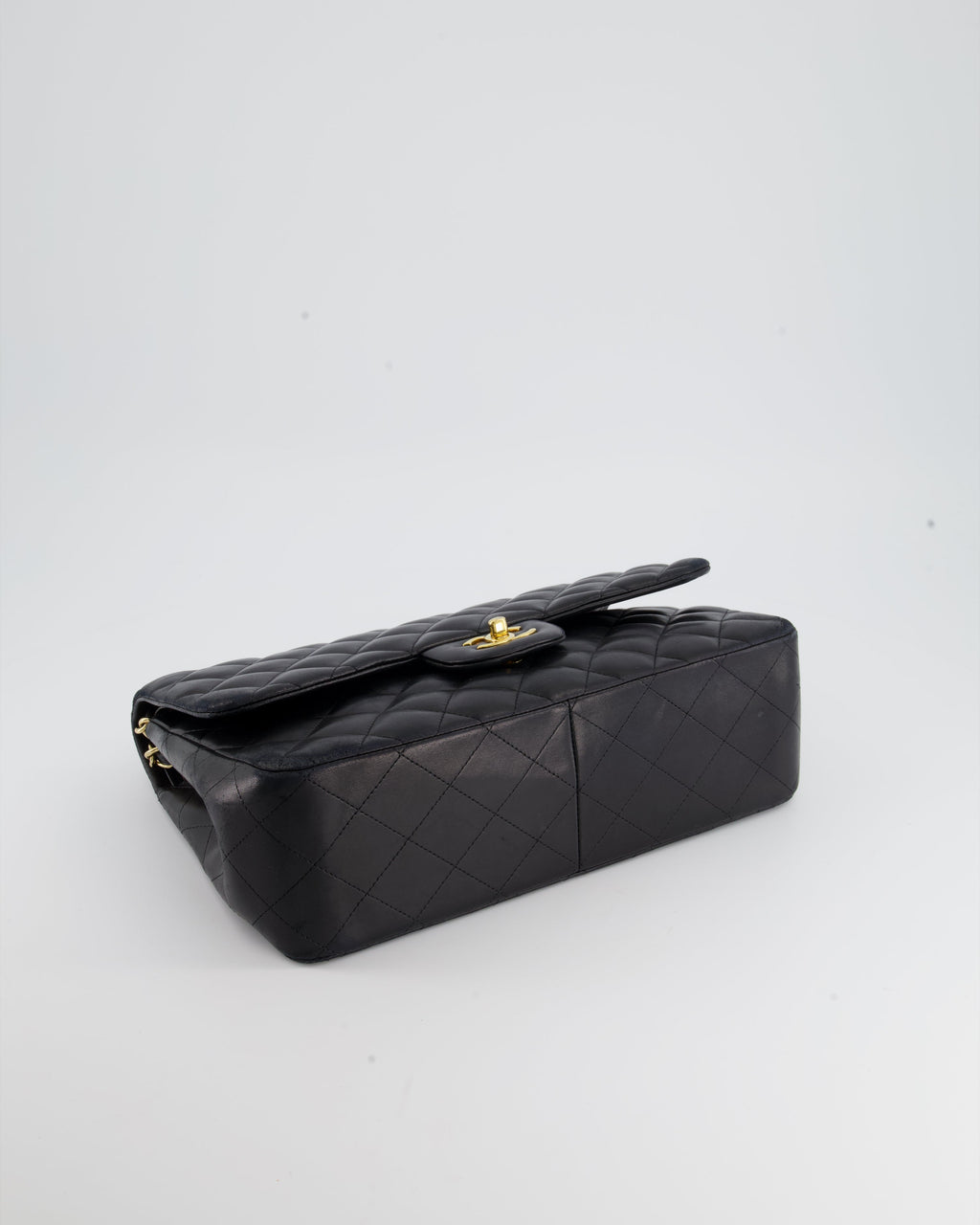Chanel Black Jumbo Classic Double Flap Bag in Lambskin with Gold Hardware RRP £9,240