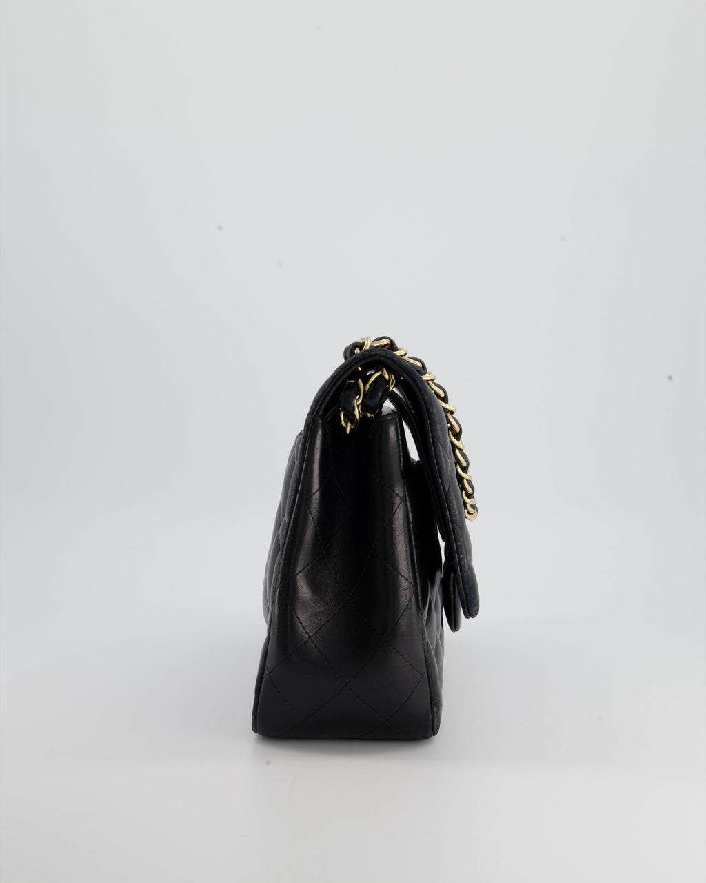 Chanel Black Jumbo Classic Double Flap Bag in Lambskin with Gold Hardware RRP £9,240