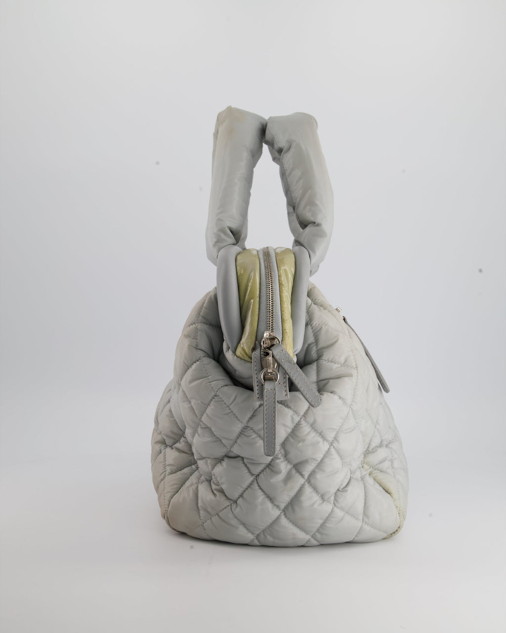 Chanel Cloud Grey Coco Cocoon Tote Bag In Nylon and CC Detail